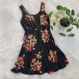 Adorable vintage style jersey knit dress